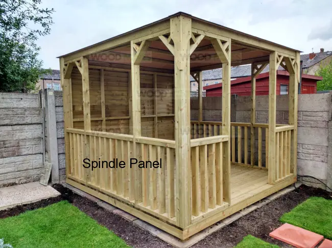 ペゴパ 2.4m x 2.8m 'Majestic Luxury Gazebo' | WoodMines